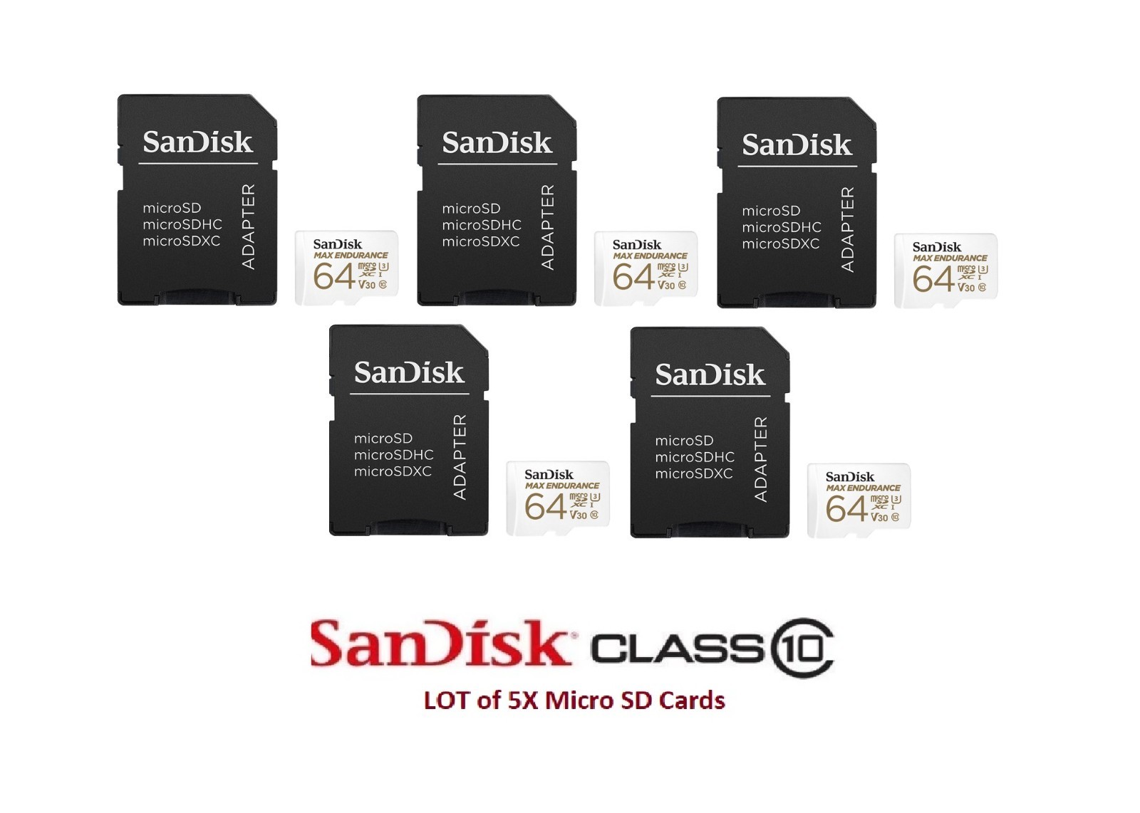SanDisk Max Endurance - flash memory card - 64 GB - microSDXC UHS-I