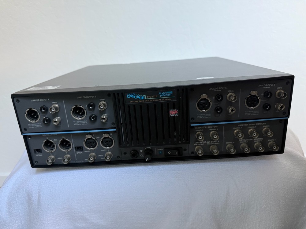 Audio Precision Analyzer SYS-2522 Cascade 96 kHz Dual Domain - Fully Equipped!