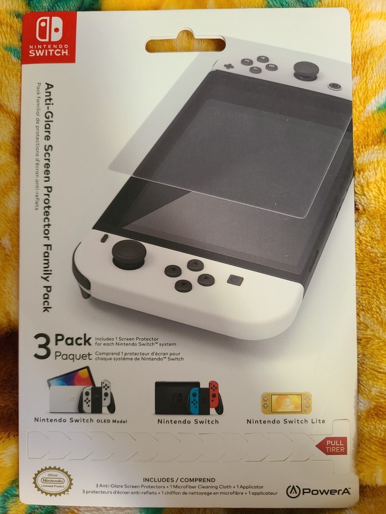 Nintendo Switch Anti Glare Screen Protector Family Pack