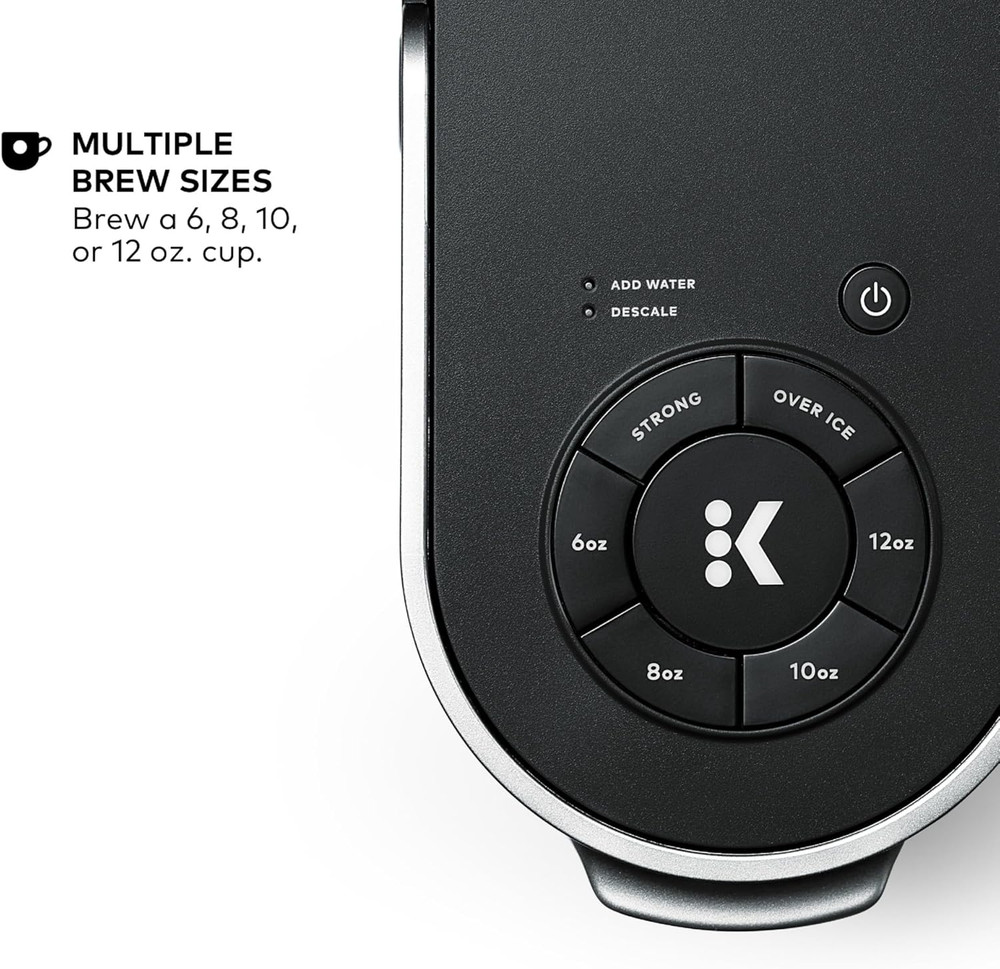 K-Supreme Single Serve K-Cup Pod Coffee Maker, Multistream Technology, 4 Brew Si