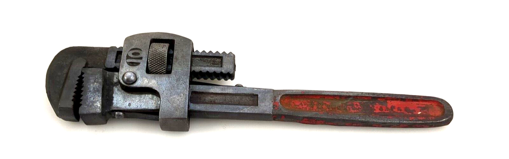 Vintage Japan Pipe Monkey Wrench Hand Tool 10" Adjustable