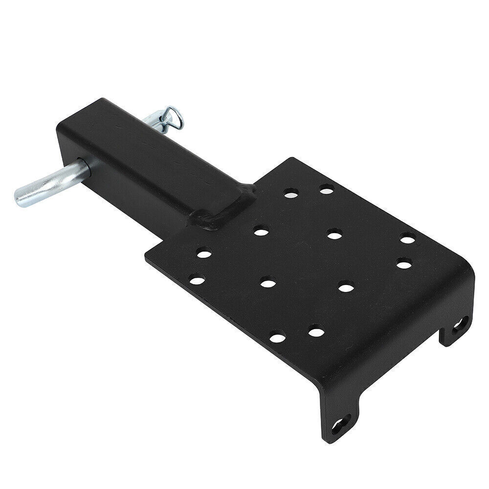 Universal 2" Receiver Trailer Hitch Winch Mount Plate Winch Mounting Bracket