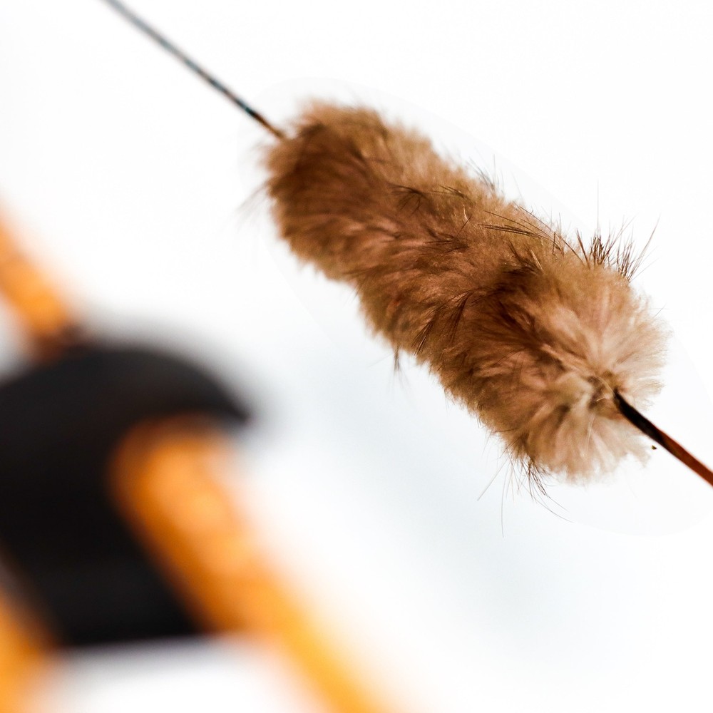 Beaver Fur Bow String Silencers - Beaver Ball - String Dampener