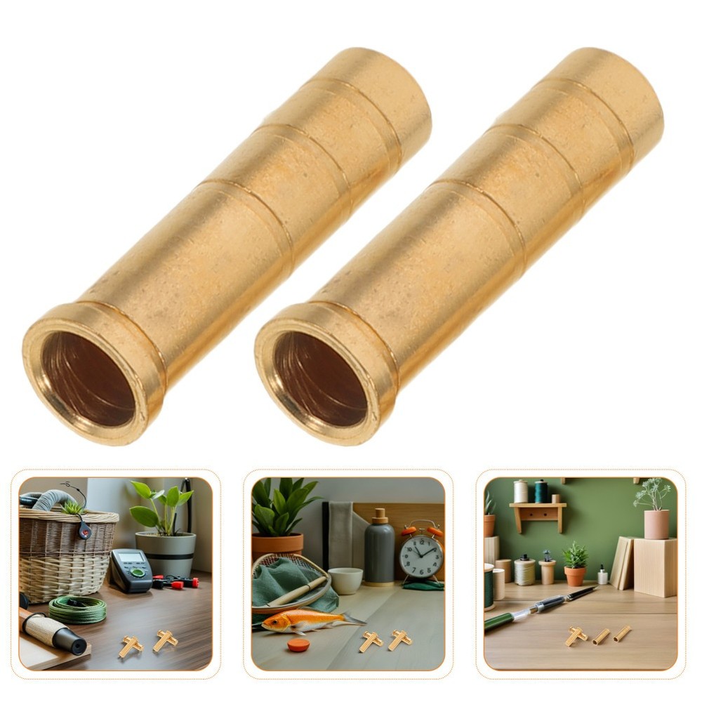 24 Pcs Arrow Connection Seat Inserts Archery Brass Connector Arrowheads