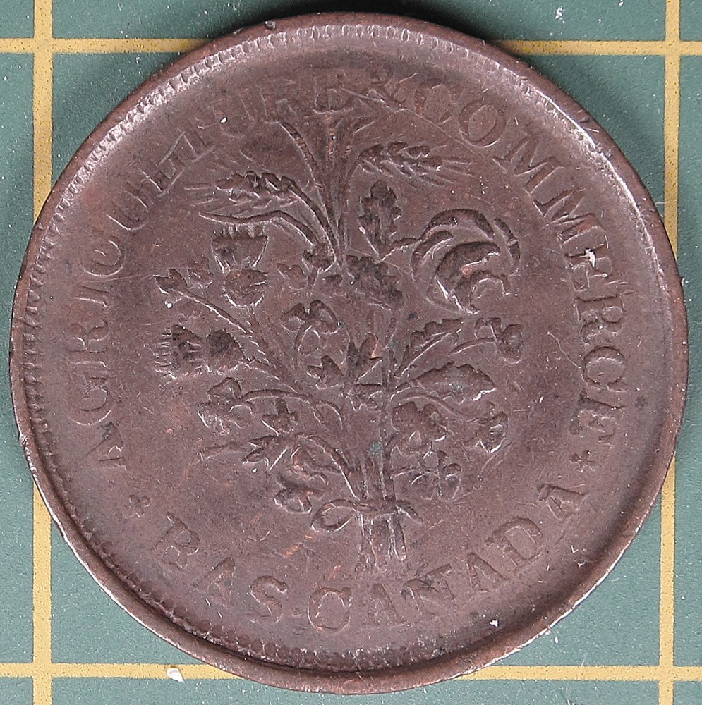 Lower Canada Un Sou Token LC-24A1