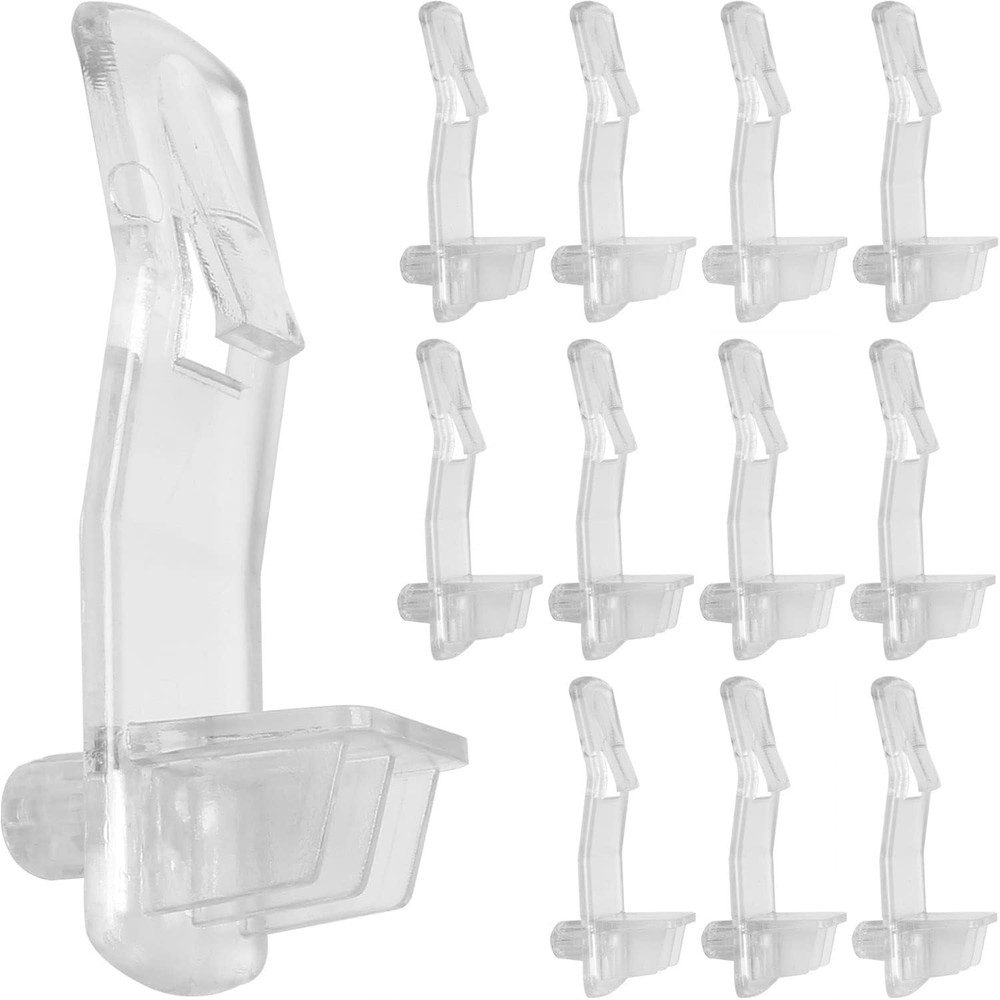 Shelf Support Peg LUORNG 20PCS Clear Plastic Locking Pin...