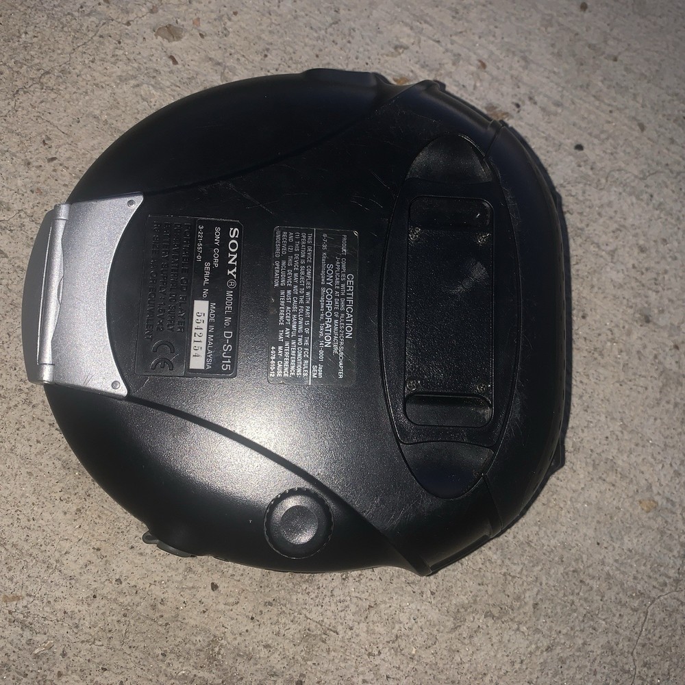 Sony D-SJ15 Discman CD Walkman Player Tested Working