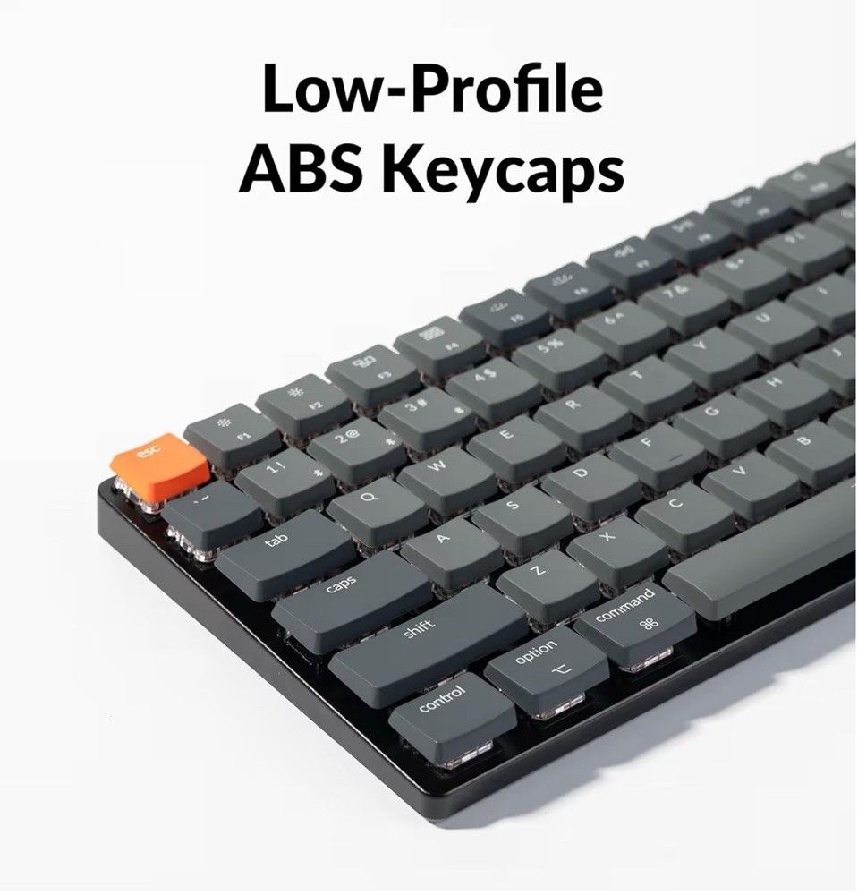 Keychron K3 Version 2 84 Keys,Brown Switch, Ultra-Slim Wireless Bluetooth/Wired