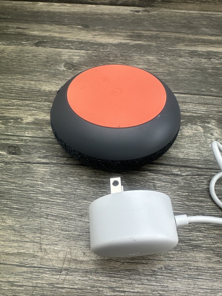 Google Home Mini Smart Assistant - Charcoal AS-IS Untested