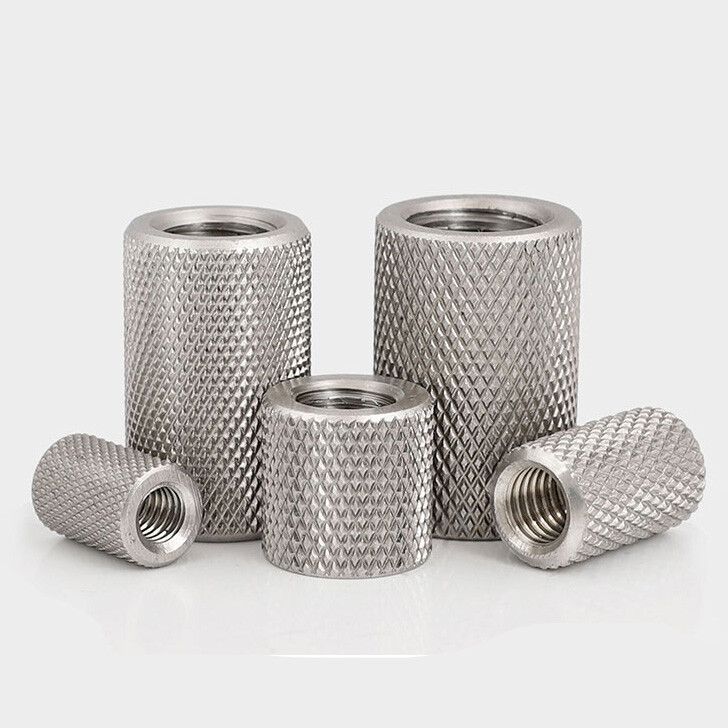M14 M16 knurled nut hollow column muff adjusting hand nuts connection muff