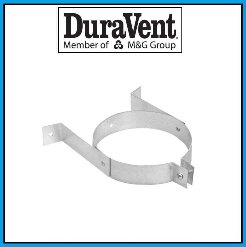 DURAVENT DirectVent Pro - 4" x 6 5/8" Galvanized Wall Strap  #46DVA-WS
