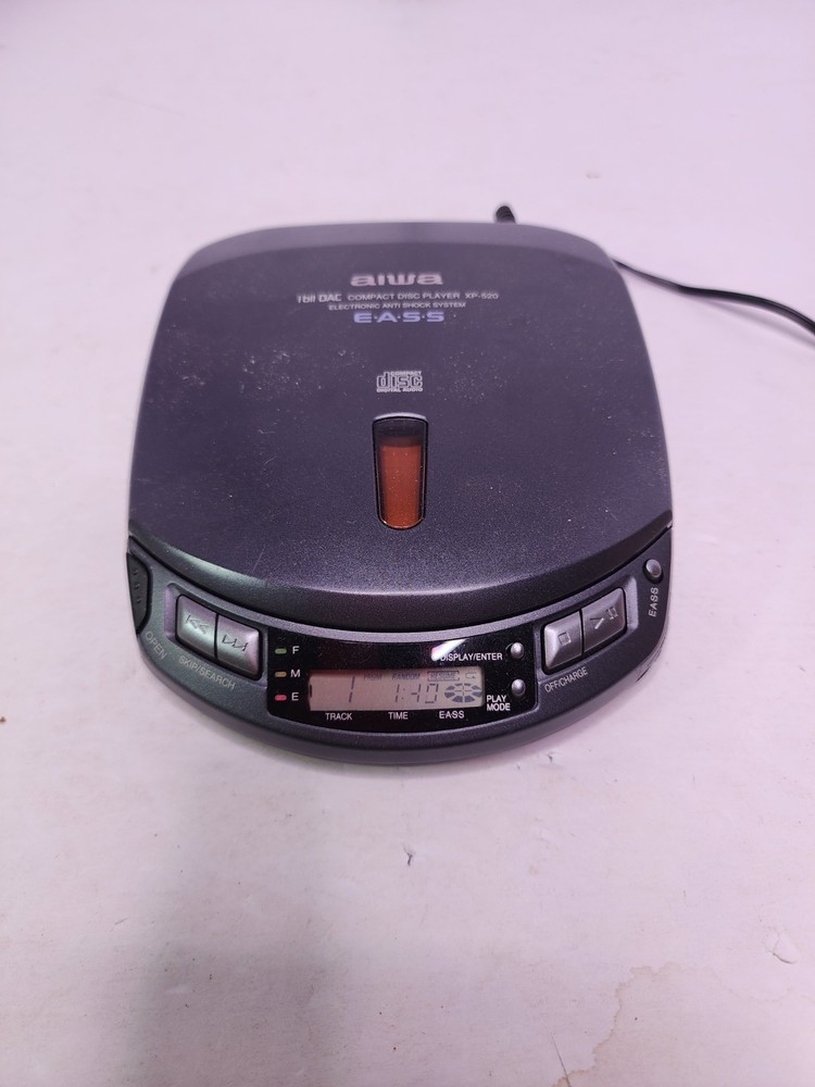 AIWA XP-520 COMPACT CD Portable Disc Player E.A.S.S - Read Ad