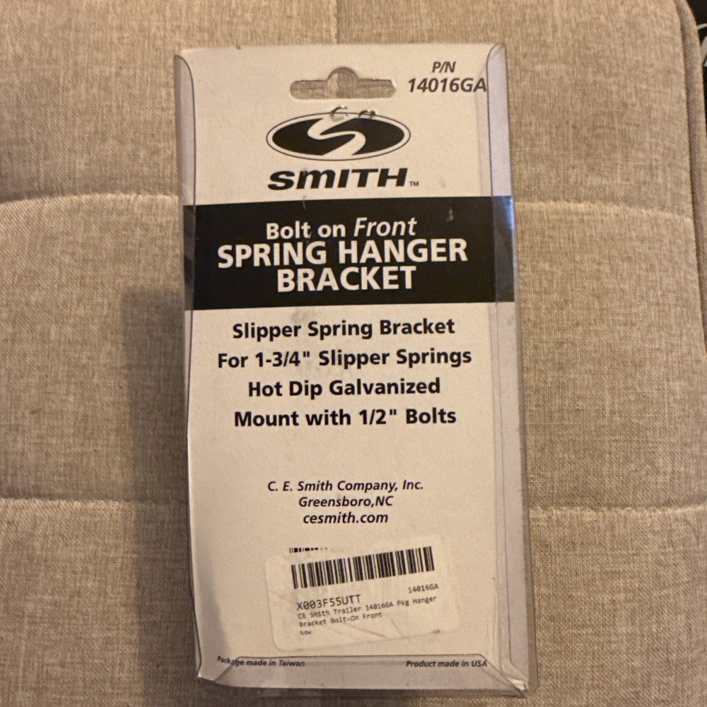C.E. Smith 14016GA Spring Hanger - Bolt-On - Front