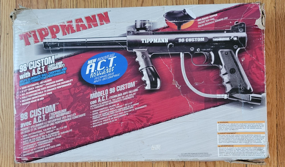 Tippmann Model 98 Custom Ultra Basic Paintball Marker Semi-Automatic .68 Caliber