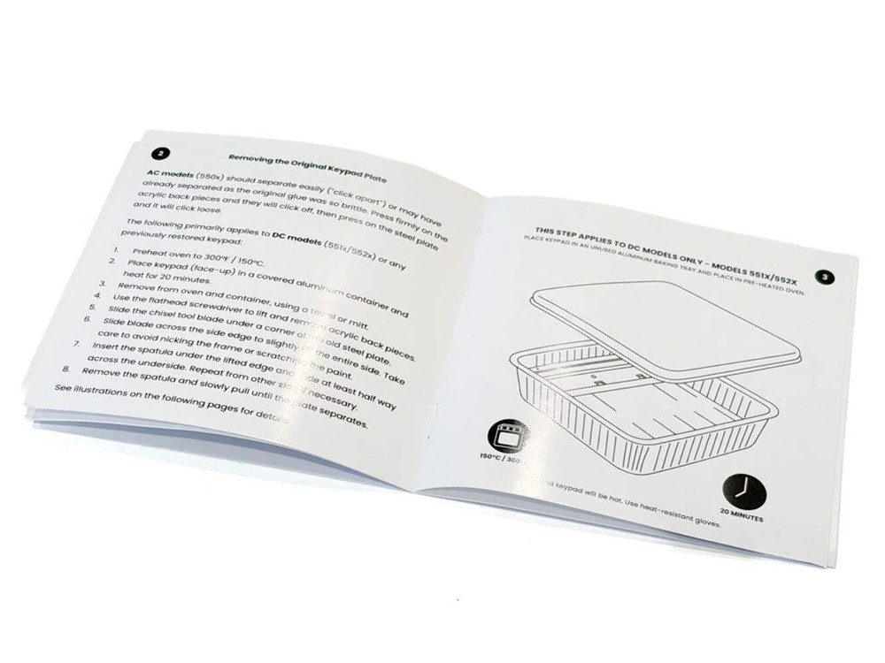 Keypad Restoration Kit for Beogram 4002, 4004 and 6000