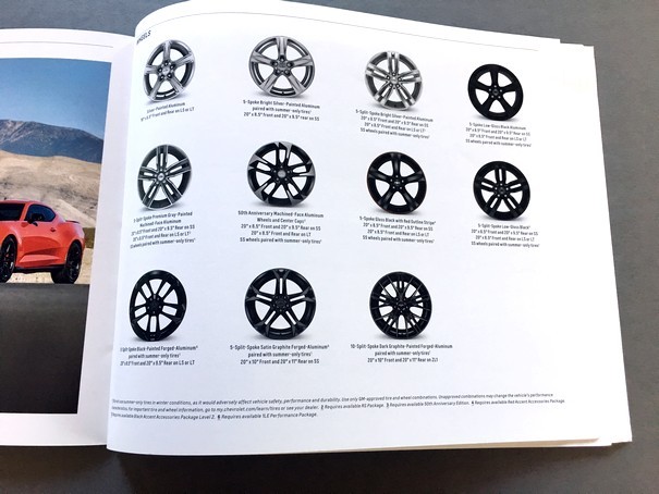 2017 Chevrolet Camaro 38-page Original Car Sales Brochure Catalog - SS 1LE ZL1