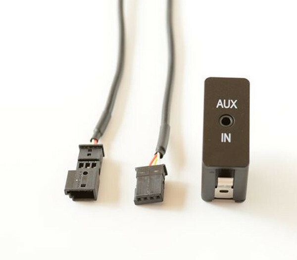 Aux in adaptor socket with cable for BMW E46 E39 E53 Navigation big screen
