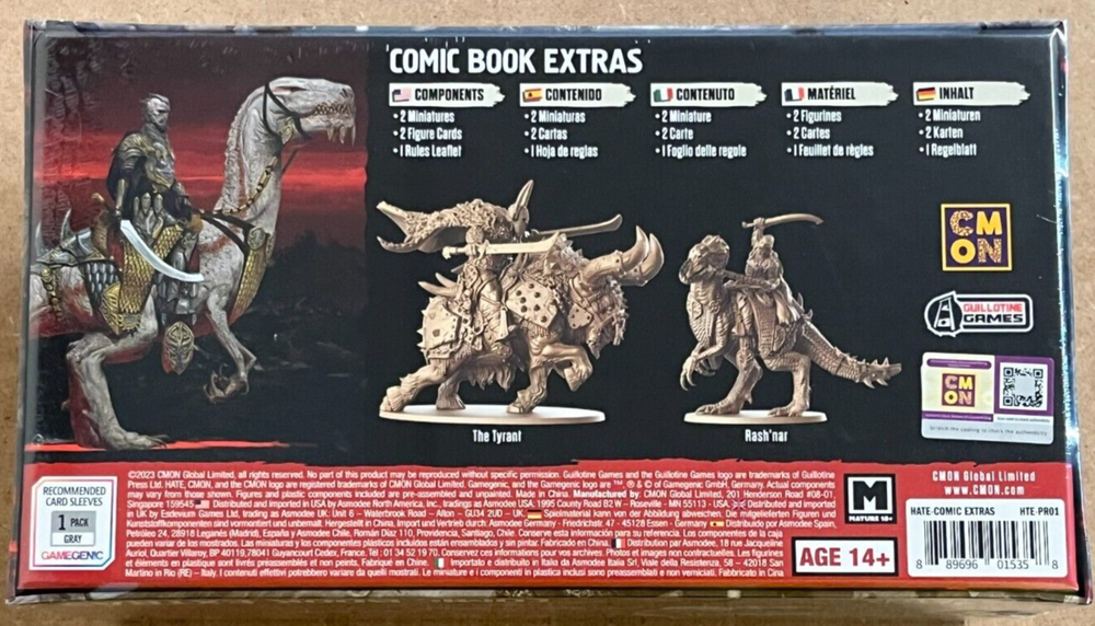 HATE - Comic Book Extras - (Kickstarter) HTE-PR01