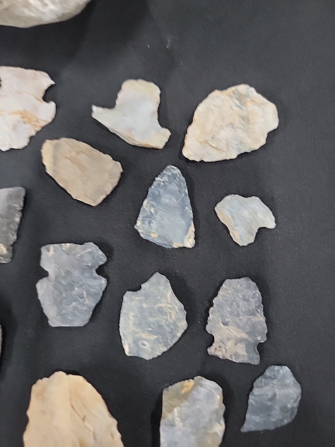 Indian Artifacts, Arrowheads, Rock drawing, Stone bowl, Ohio Collection.