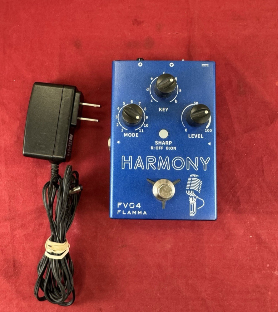 FLAMMA FV04 Harmony Vocal Processor Effects Pedal w/ 11 Harmony Modes