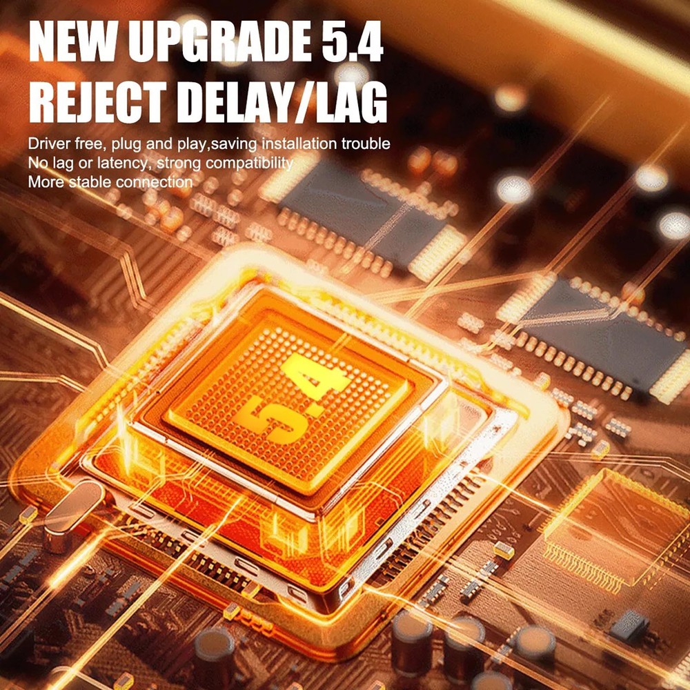 1Pc Wireless Bluetooth5.4 Transmitter Receiver Audio 3.5mm Jack Aux Adapter DC5V