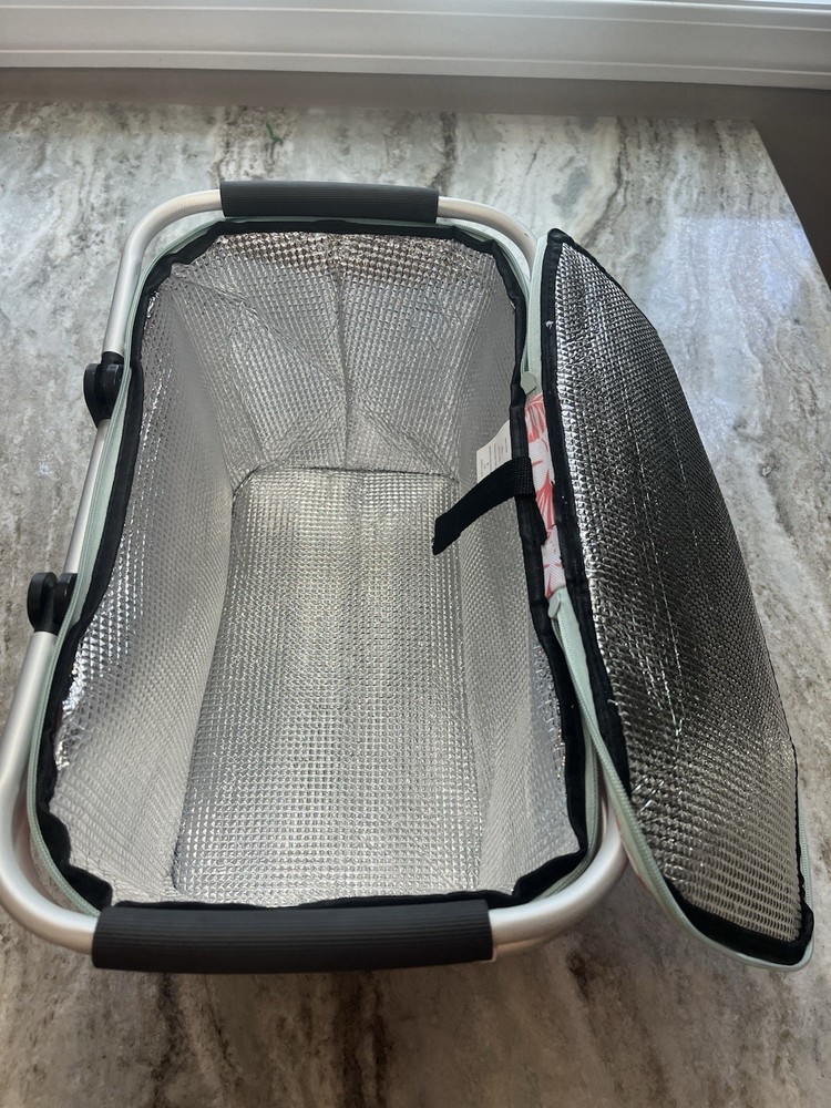 Crane Soft Sided Basket Cooler Collapsible Insulated