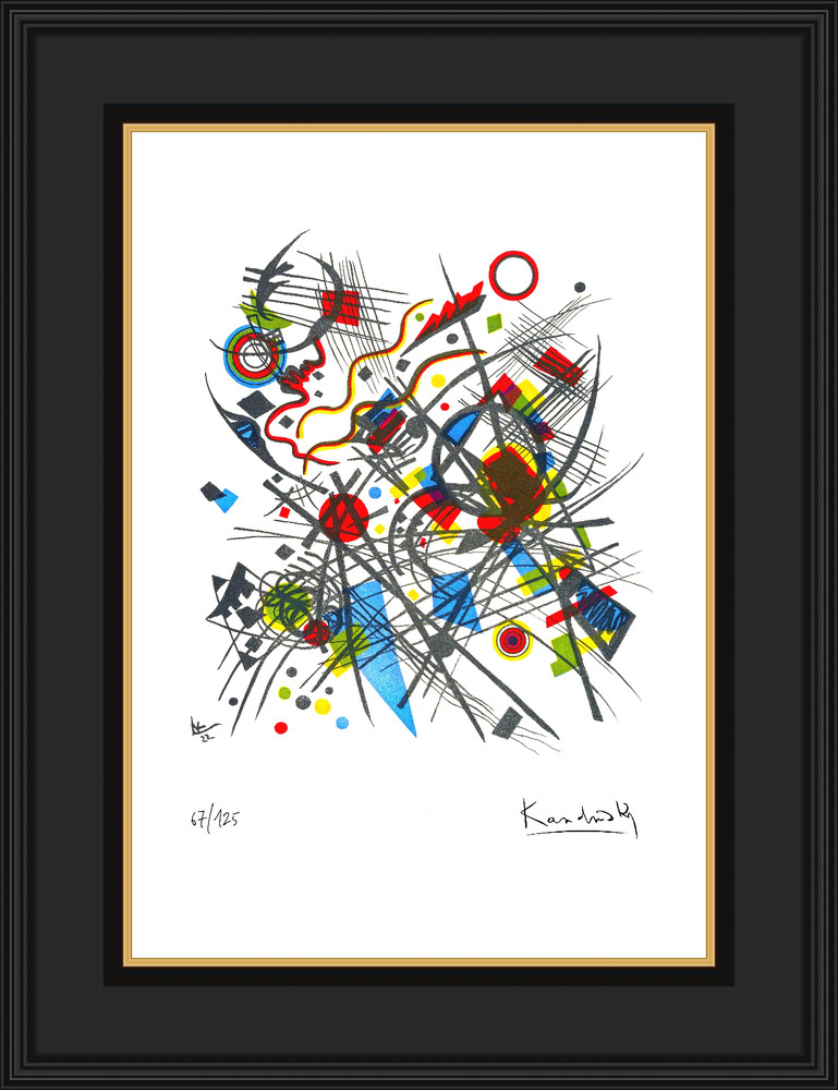 Kandinsky,  Lithograph, Numbered, Limited Edition, Vintage