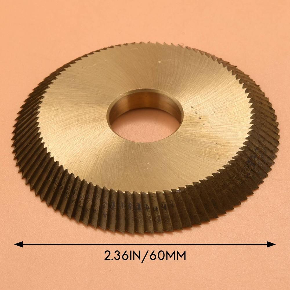 Titanium Plating 60X6X16mm Key Cutting Blade for Horizontal Key Machine1121