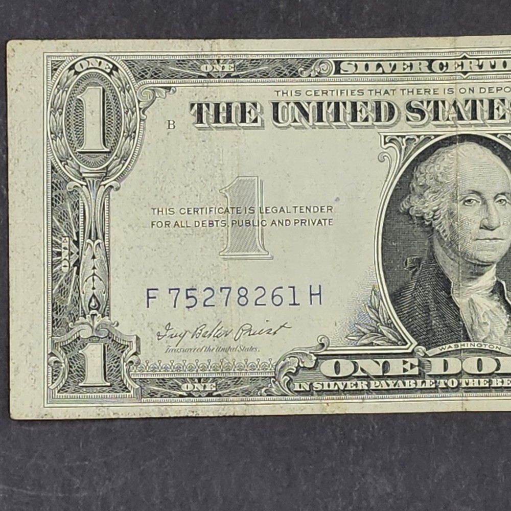 One Dollar Silver Certificate 1 1928B Funnyback 2 1935E
