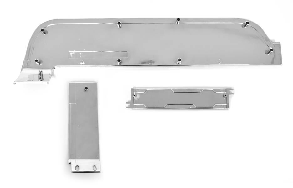NEW! 1967 - 1968 Ford Mustang DASH Panel TRIM KIT 4 Pc Set, Kit with emblem