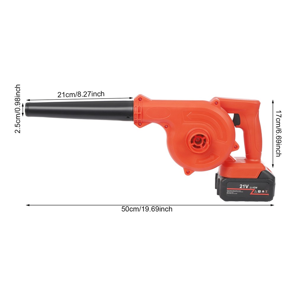 Electric Leaf Blower for Cleaning 800W Suction Blowing Machine with Battery