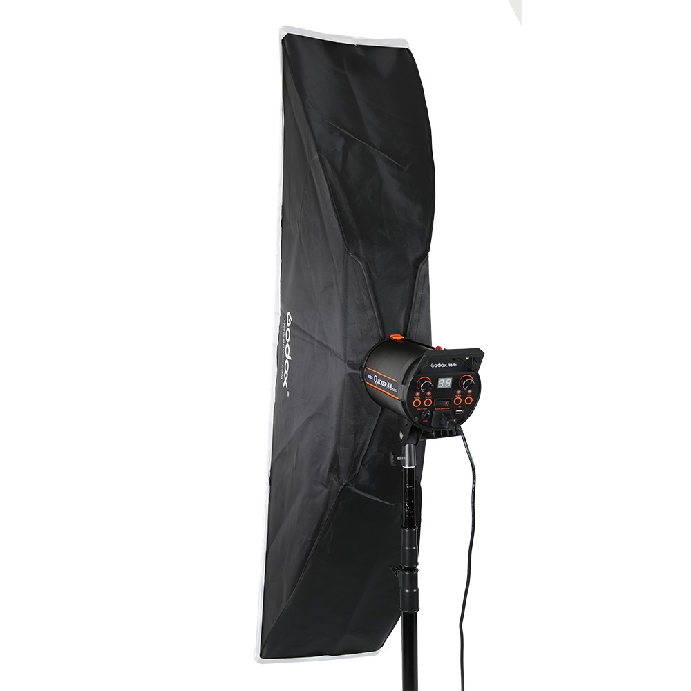 US Godox Speedlite 35*160cm Rectangular Softbox With Grid Bowens For Portrait