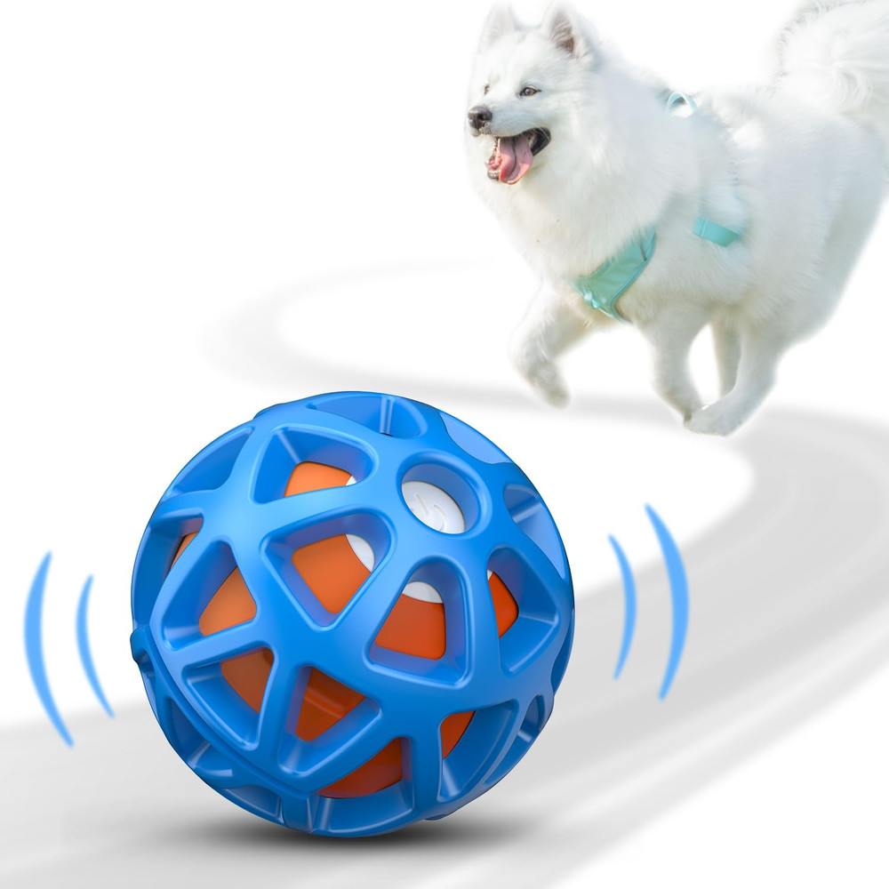 Interactive Dog Toys Durable Automatic Bouncing & Vibrating Interactive Dog Ball