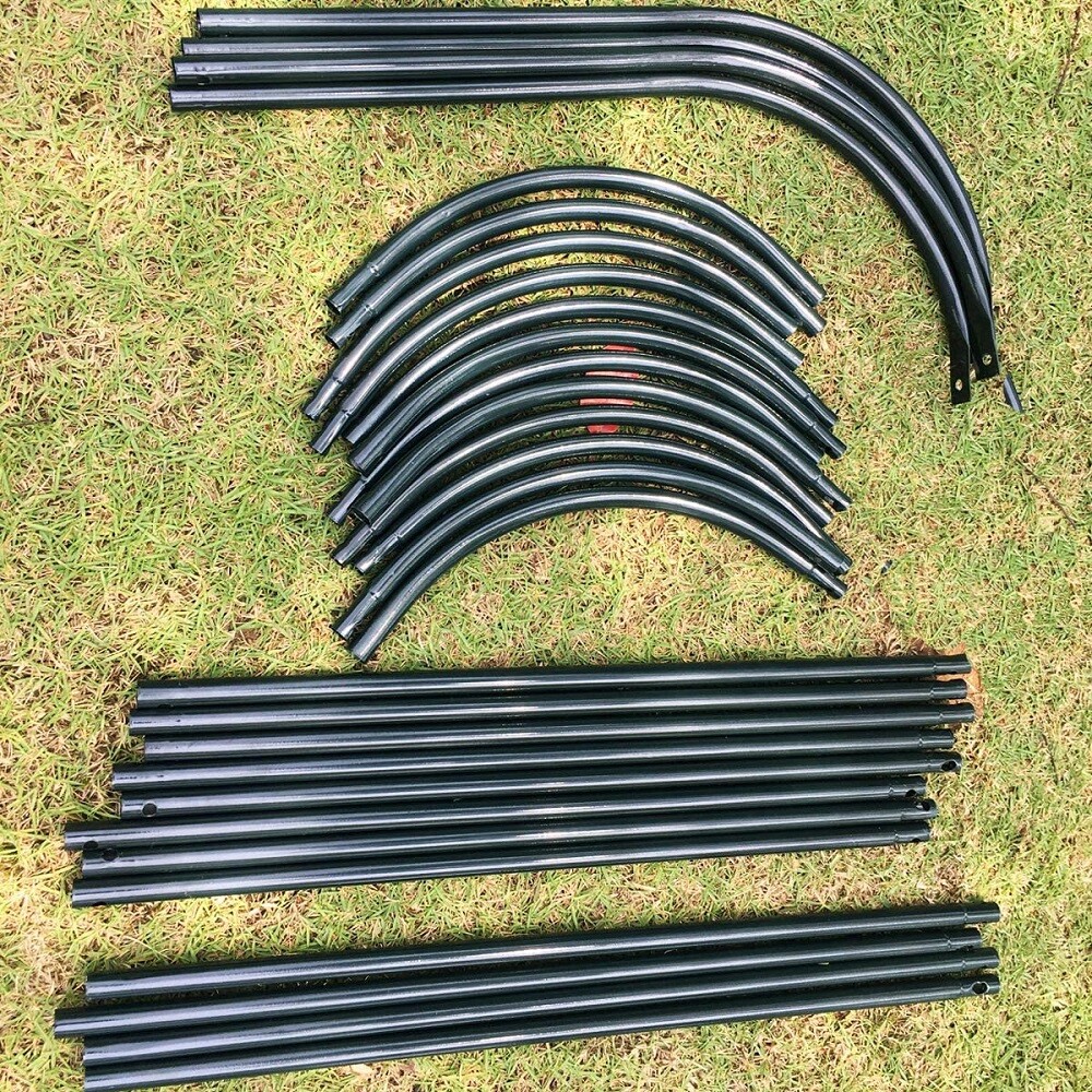 1 2 Pack Metal Garden Obelisk Trellis for Climbing Plants Outdoor 6.3 FT Round