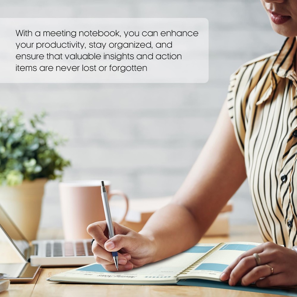 Taja Meeting Notebook for Work Organization - Planner 1 Pack, b.Blue
