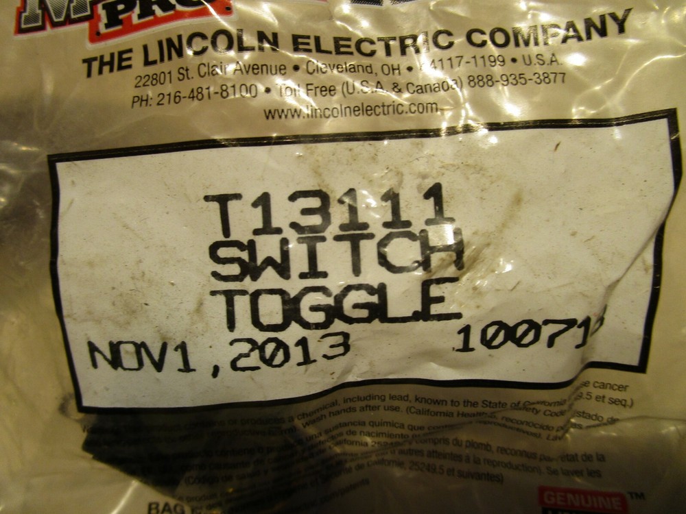 LINCOLN T13111 SWITCH TOGGLE, B0269