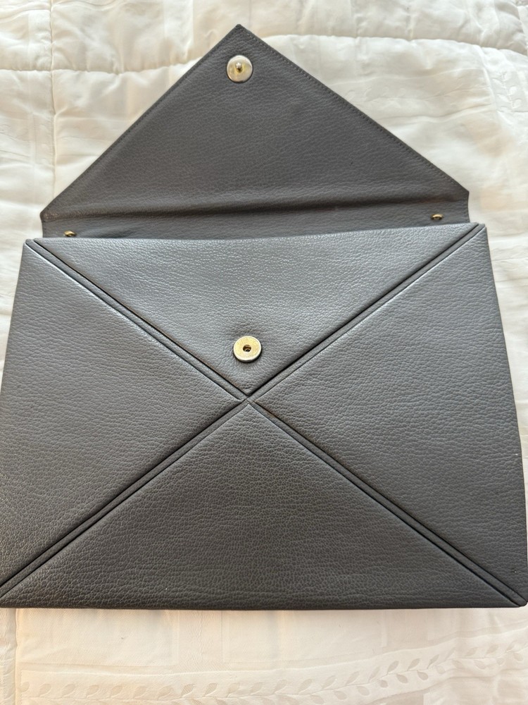 JACOMO PARIS LEATHER CLUTCH BAG