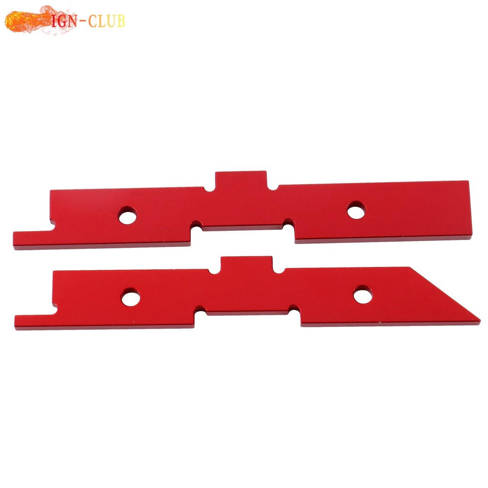 14 Pcs Aluminum Router Table Setup Bars Precision Setup Blocks Height Gauge Set