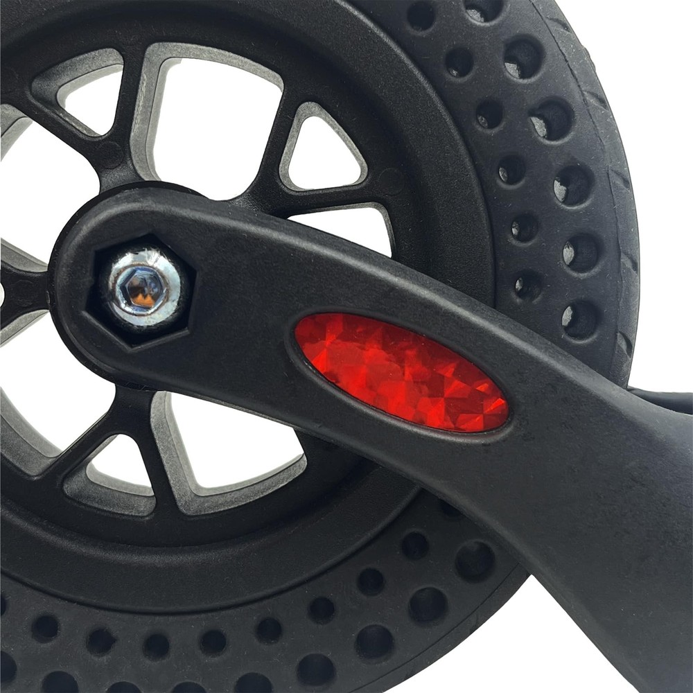 2 Pack 6 Inch Thickened Wheelchair Front Wheels Replacement with Front Fork D...