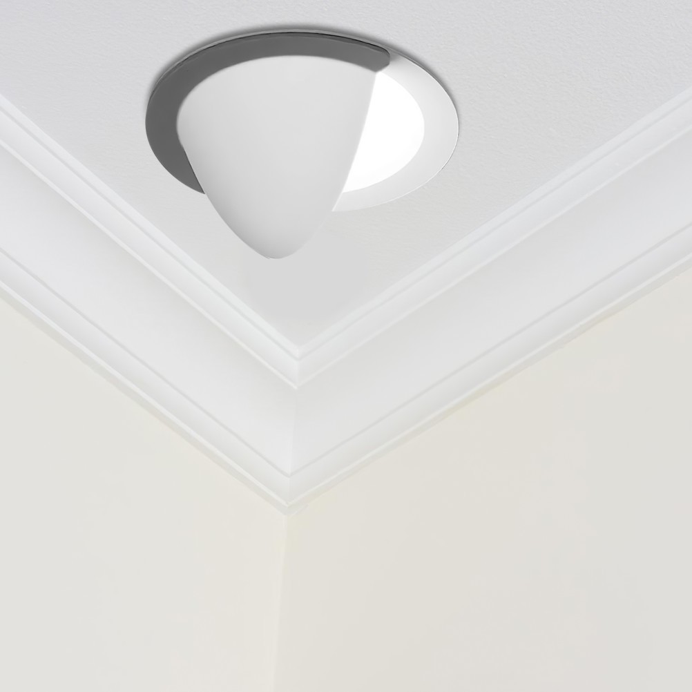 Recessed Lighting Half Shade: Light Fixture For Softening Reducing Diffusing