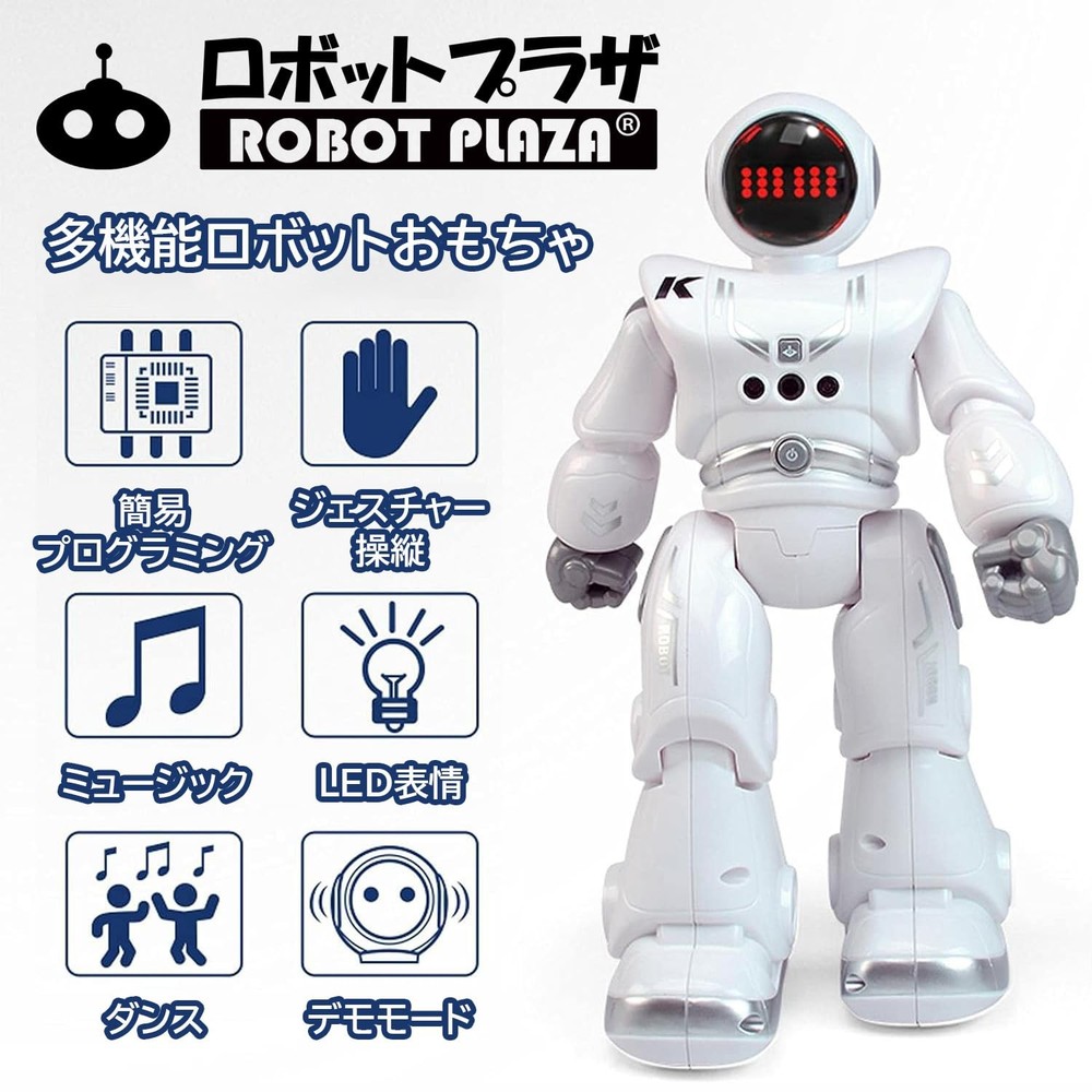 ROBOT PLAZA Humanoid Robot Toy Walking Talking Rechargeable Kids