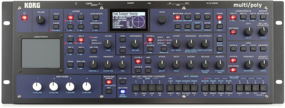 Korg Multi/Poly Analog Modeling Synthesizer Module