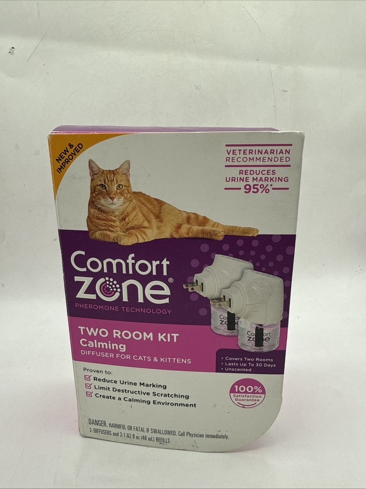 Comfort Zone Two Room Calming Diffuser Kit,New Sealed 1953