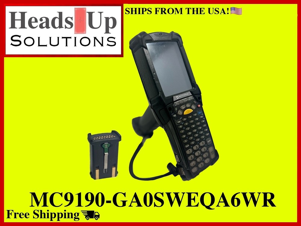 MC9190-GA0SWEQA6WR 1D LASER Barcode Scanner / USED WORKING 🔥⚡️