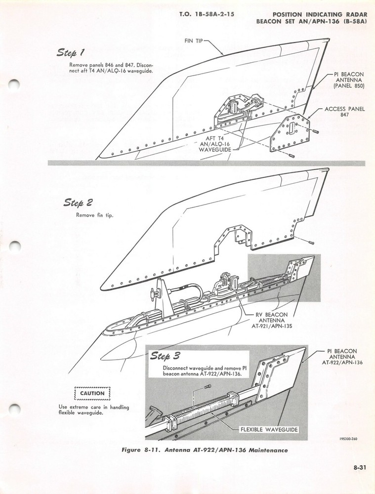 B-58 Hustler Data Recording/ Navigation Systems Maintenance Flight Manual -CD