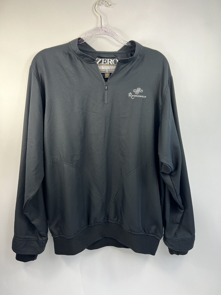 Zero Restriction Pullover Jacket Mens Size Medium Golf Outerwear Renaissance
