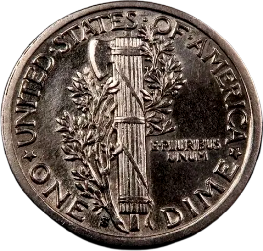 1920-S Mercury Dime ~ BU/Uncirculated ~ 90% Silver