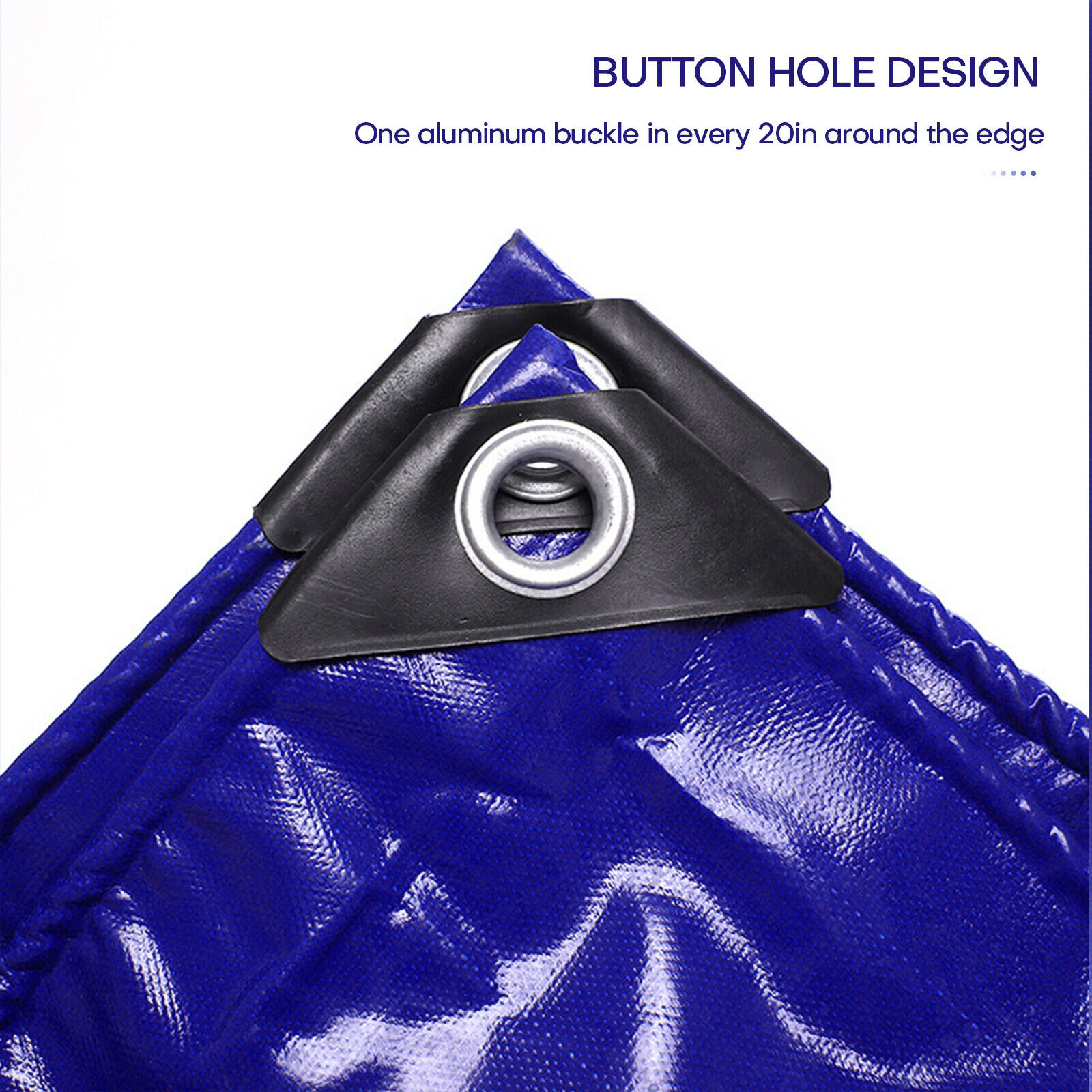 Super Heavy Duty PVC Tarp 20 Mil - Waterproof Canopy Cover Tarpaulin Sun Shade