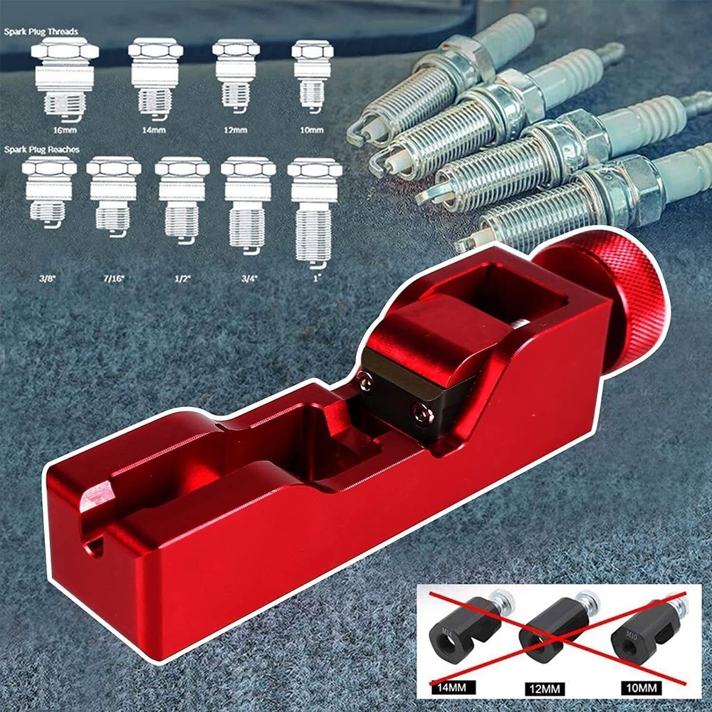 Matte Engine Spark Plug Gap Tool Gapping Gapper 10mm 12mm 14mm 16mm Universal