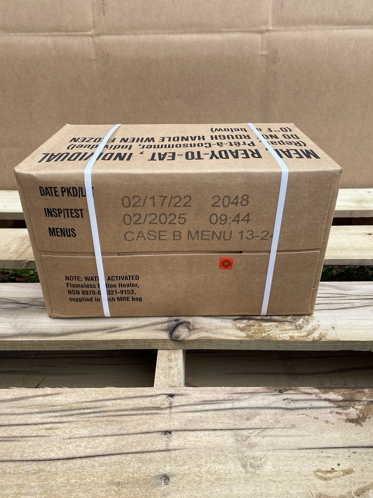 MRE U.S. Military Ready to Eat Meals INSP 2025 Single Case Random $2.50/meal!